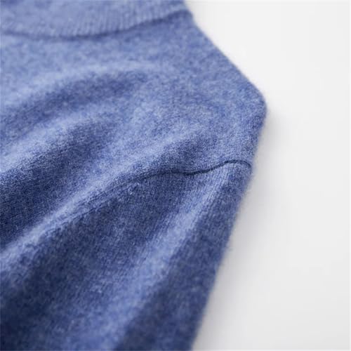 Men's 100 Percent Cashmere Men Mock-Neck Pullovers Sweater Spring Autumn Winter Cashmere Knitwear3