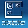 Broan-NuTone Roomside Series Bluetooth Speaker Bathroom Exhaust Fan with LED Light, 70 CFM 2 Sones, ENERGY STAR