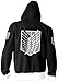 Ataque a los Titanes con Capucha, Sudadera de los Hombres Traje de...