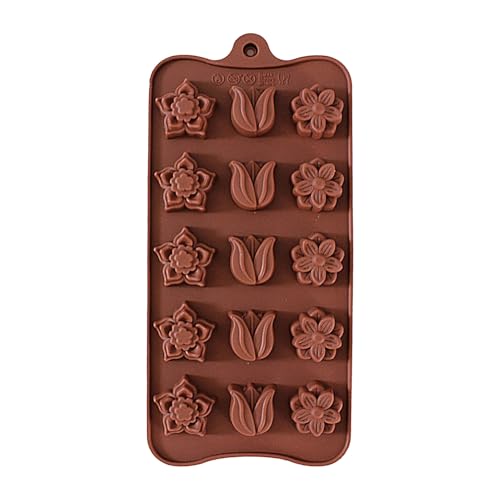 Molde chocolate de silicona – Barra profunda de piezas, antiadherente flexible | Fabricación de tabletas caseras, caramel fudge, utensilios de cocina, molde jalea reutilizable, de pastelería