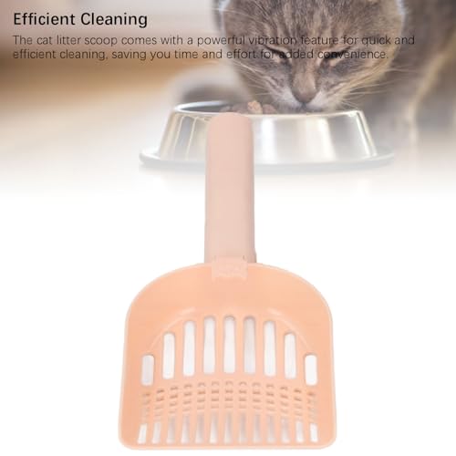 Scoop de litière de chat électrique Pilipane orange avec batterie rechargeable - 7