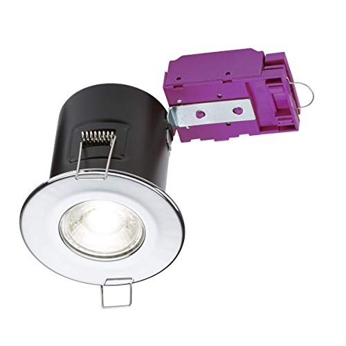 Knightsbridge VFC GU10 Fire Rated Downlight Chrome
