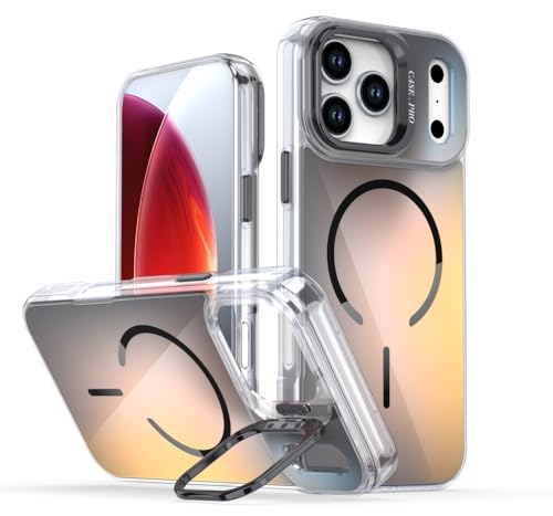 Coque iPhone 15 noire rigide en silicone magnétique avec support