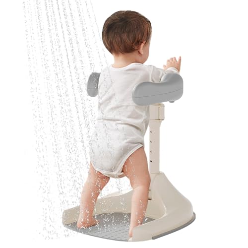 Bébé glisse dans le bain ? Découvrez le support de douche pliable et antidérapant de voyage