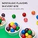 Chewing Gum for Kids - 1 Inch Large Gumballs - 50 Pcs Gum Balls - Assorted Flavors Double Bubble Chewing Gum -for Kids