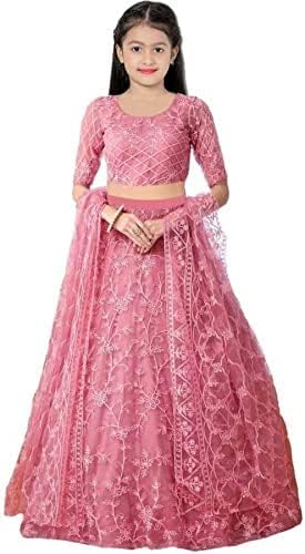 Women’s Semi-Stitched Embroidered Lehenga Choli with Dupatta | Elegant Wedding & Festive Ethnic Wear Set for Women | Traditional Party Outfit-image-26