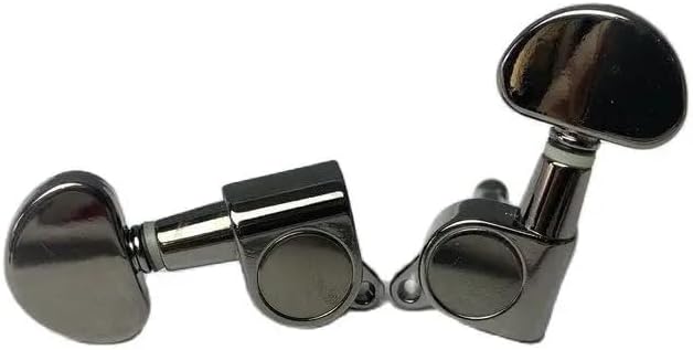 3R3L Guitar Machine Heads Tuning Pegs Keys Heads Black Nickel Finish, MS-TP101