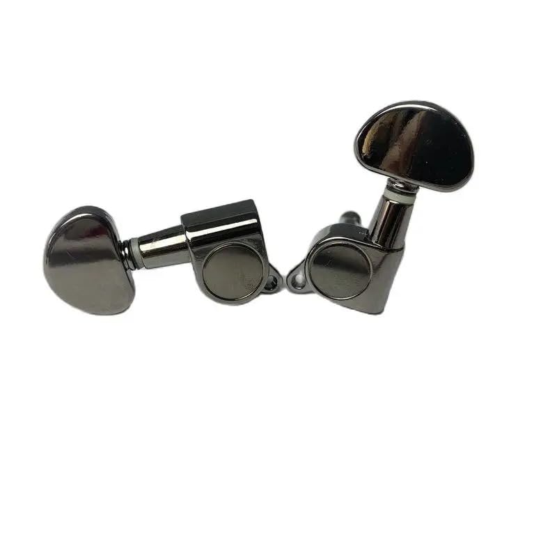 Myles Music Shop 3R3L Guitar Machine Heads Tuning Pegs Keys Heads Black Nickel Finish, MS-TP101