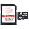 BigBuild Technology 64 GB ultra snelle 80 MB/s geheugenkaart voor Nokia 2.1, 3.1 Plus, 5.1 Plus Mobile, Klasse 10 MicroSDXC