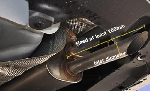 Tuyau d'échappement carbone forgé résistant pour remplacer embout rouillé - 4