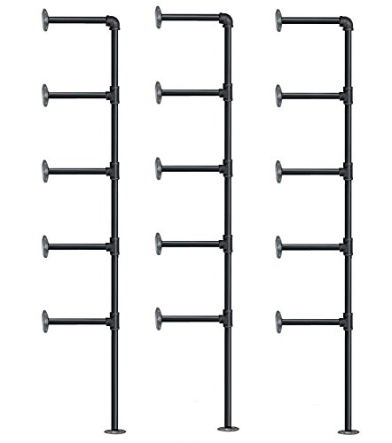Fof Friend Of Family Industrial Retro Wall Mount Iron Pipe Shelf,Diy Open Bookshelf,Hung Bracket,Home Improvement Kitchen Shelves,Tool Utility Shelves, Office Shelves,Ceiling Mount Shelf Shelves #TOP1