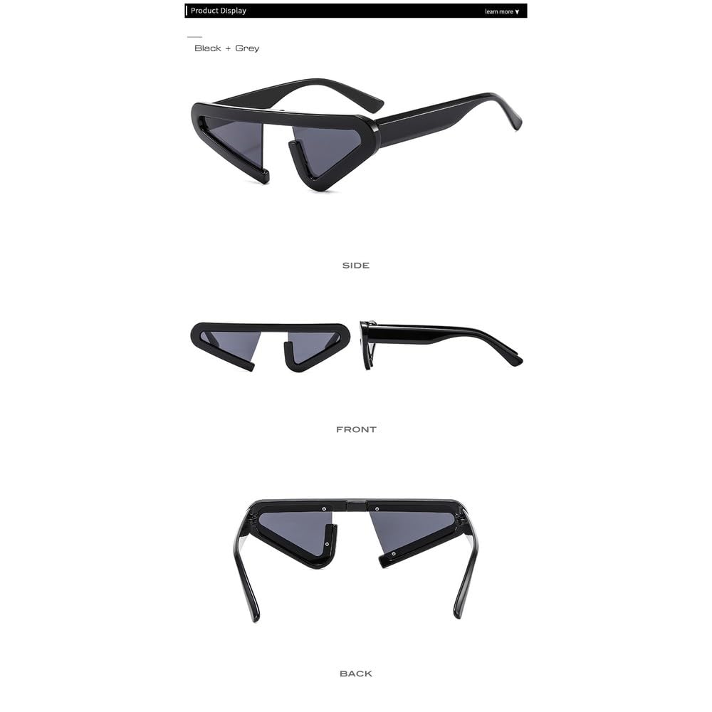 Vintage unikalne okulary przeciwsłoneczne kocie oko moda damska półoprawki gradientowe okulary przeciwsłoneczne UV400 męskie trójkątne okulary przeciwsłoneczne