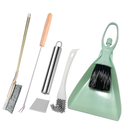 Hivovannn 5Pcs Bird Cage Cleaner Kit, Stainless Steel Bird Poop R...