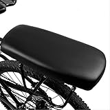 Universelles weiches Fahrrad-Rücksitzkissen, Fahrrad-Rücksitz, Radfahren, MTB, Mountainbike, PU-Leder, weiches, bequemes Kissen, Fahrrad-Gepäckträger, Kinder-Rücksitzpolster