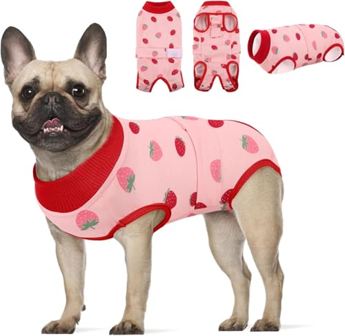 Image of KOESON Soft Dog Recovery Suit for Female Spay & Male Dogs After Surgery, M