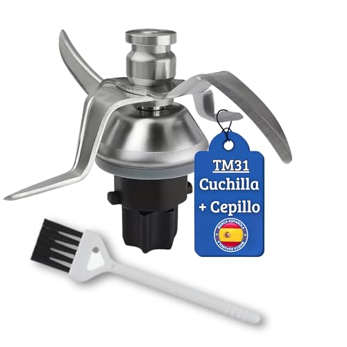 DROCODO Cuchillas Thermomix tm31 | Cuchilla Thermomix tm31 Acero Inoxidable SUS420 Apto para...