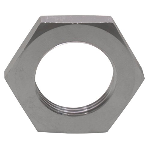Dernord Cast Pipe Fitting Stainless Steel 304 Hex Locknut 3/4 Inch Npt Female (Pack Of 2) #TOP3