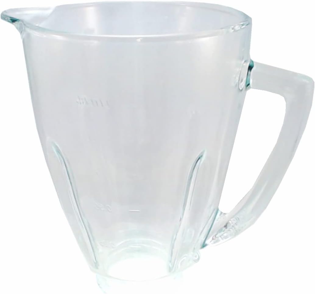 124461-000-000 Round Glass Blender Jar compatible with Oster Blender Models 0041, 66274090, 4094, 4096, 4122, 4123, 4125, 4126, 4127, 4128, 4134, 4242, 4648, 6010, 6208