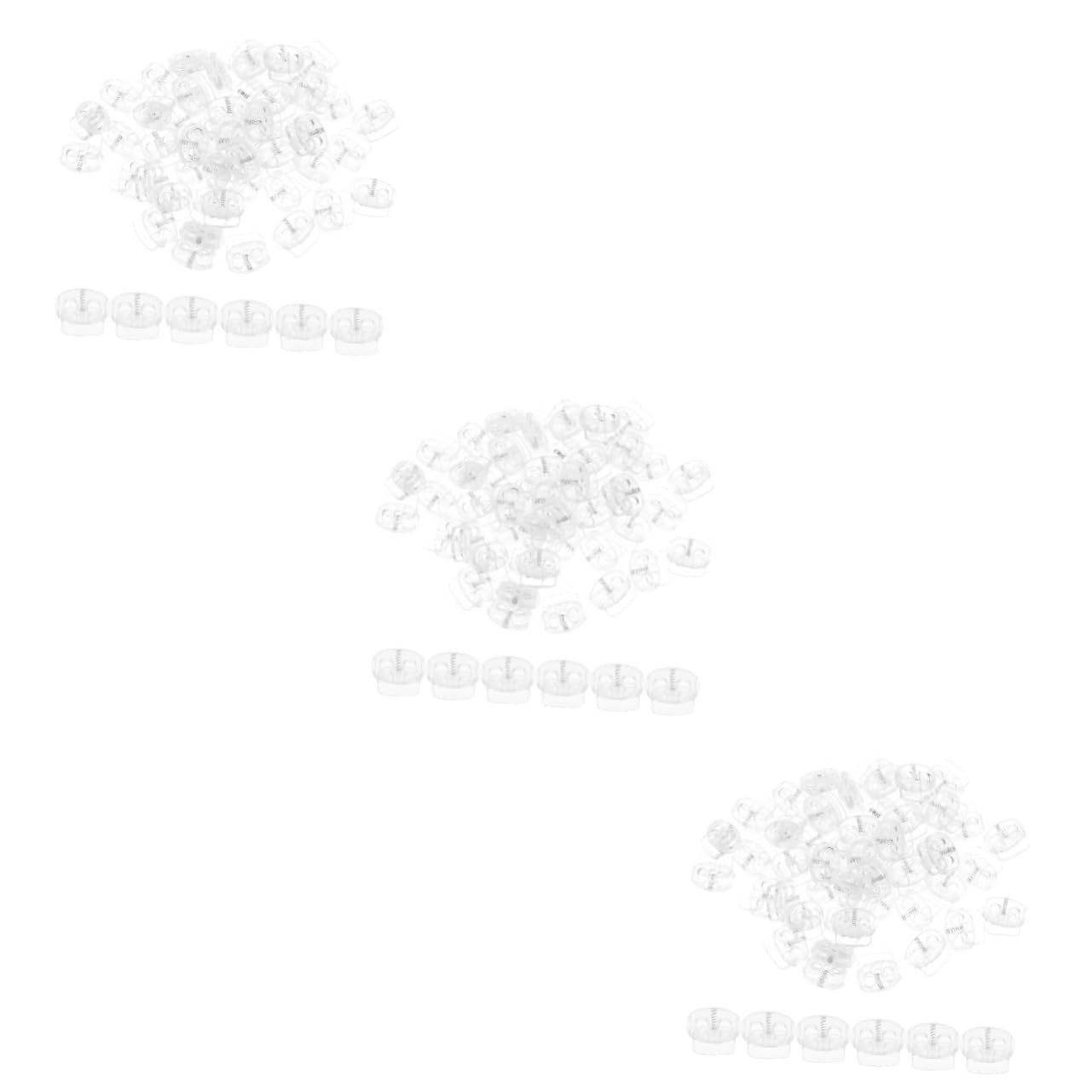 150piezas Acoplamientos De Cuerda De Resorte Para Lanyards Ajustables y Versátiles Para Ropa Mochilas