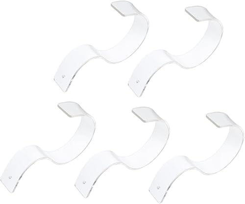 NOLITOY 10 soportes acrílicos para cinturón, organizador de cinturón transparente, organizador de cinturón, soporte para cinturón de exhibición,