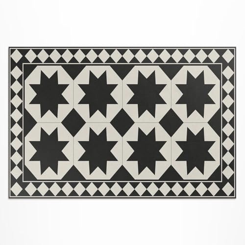 Tapis de terrasse rectangle 140x210 cm imperméable et résistant en PVC - 2