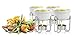 Artestia Ceramic Butter Warmer Set for Seafood (4, white)