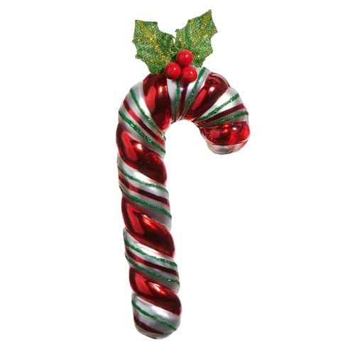 Ornement rayé en sucre d'orge RAZ Imports suspension sapin Noël 15,2 cm