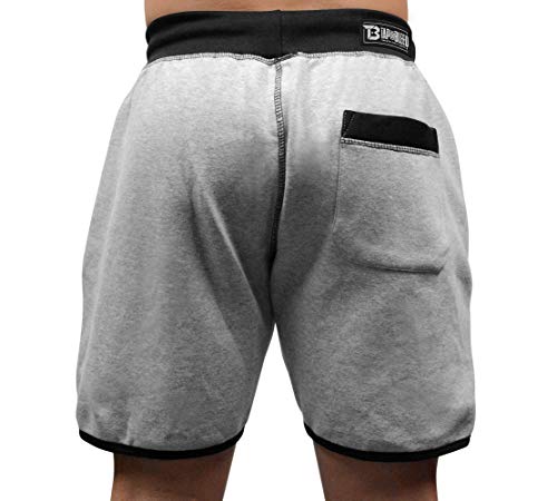 Men's Workout (Tap or Bleed) MMA Sweat Shorts2