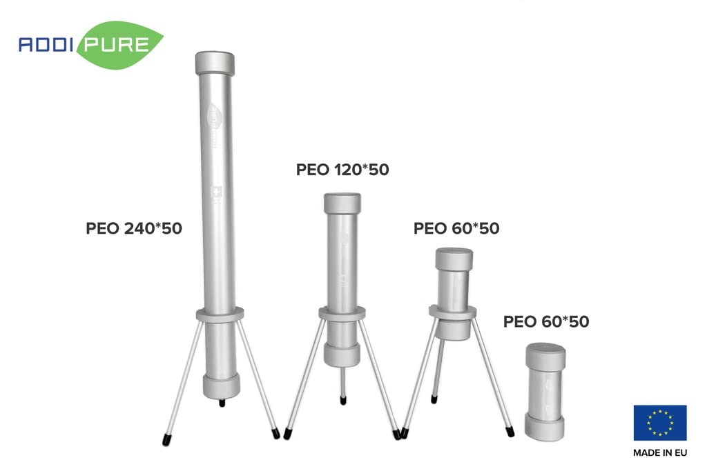 Extraktor PEO 240 * 50, höhenverstellbar, Lebensmittel echtes Aluminium, eloxiert. Füllmenge bis zu 120g. 3-lagiges Filtersystem für höchste Reinheit.