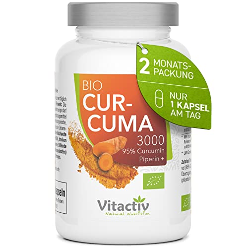 Curcuma (95% Curcumin) + Piperin - 60 vegane Kapseln main image 0
