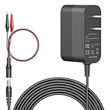 14.6V 2A LiFePO4 Battery Charger with Dual Alligator Clips Connector for 4S 12V Rechargeable Lithium Iron Phosphate Battery Pack