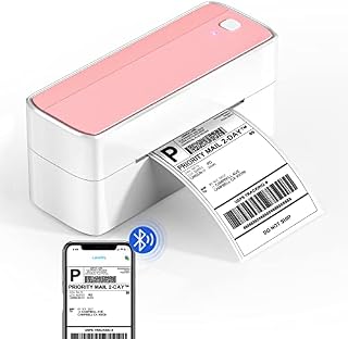Bluetooth Thermal Label Printer, Itari Wireless Shipping Label Printer - Small Portable Sticker Printer Machine 4x6 for Android&iPhone for eBay Royal Mail Postage Barcode Address Printing and Home Use