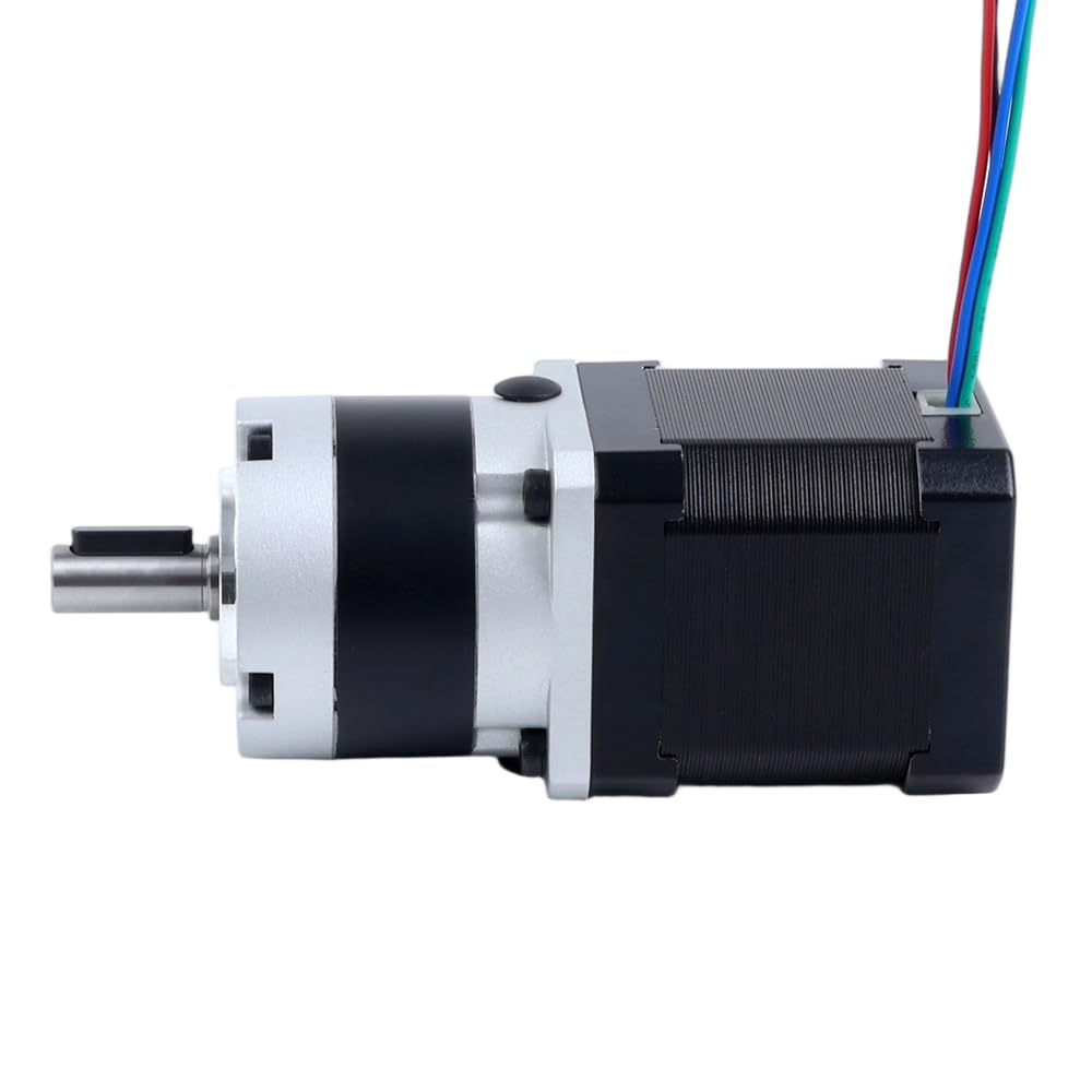 STEPPERONLINE Nema 17 Moteur pas à pas L = 40 mm 10:1 Engrenage planétaire | Série MG