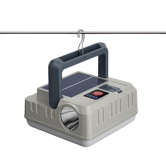 M.T. BROTHERS Super Bright Solar Camping Lantern Flashlights,USB Portable Flood Lamps Light Rechargeable Waterproof Lights for Camping Hurricanes Emergency