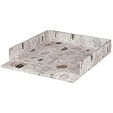 Sämann Laufgittereinlage 75x100 bis 120x120 cm - universal Einlage für Laufstall - Seitenpolsterung viereckig - Waldfreunde 120x120 cm