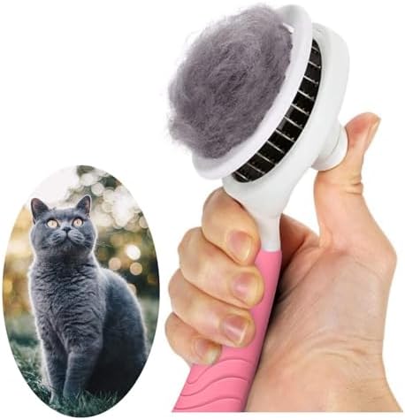 Escova para cuidados com gatos, animais de estimação, autolimpant...