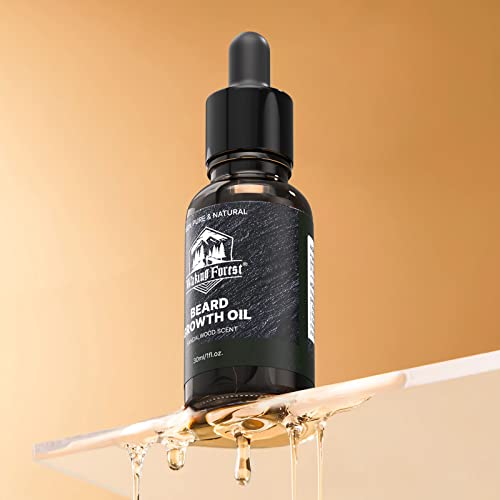 Waking Forest Beard Oil For Men Beard Softener Oil For Men Growth Moisturizes Beard And Skin Beard Growth Oil For Men 100% Natural Ingredients Sandalwood 1Ft Oz #TOP6