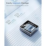 NiPoGi Mini PC Ιntel Core i5-12450H (bis zu 4,40 GHz), 16 GB (8 GB*2) DDR4 512 GB SSD Mini PC WiFi 6, Mini Desktop Computer mit Ιntel UHD Graphics 1200 MHz, BT 5.2, 2X HDMI+VGA, 4K UHD Mini Tower PC – Bild 3