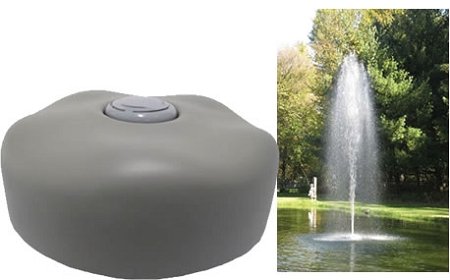 EasyPro Pond Products ACF1 Fountain Head Rocket Nozzle with 24' Float