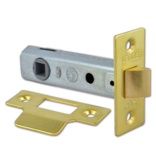 Legge 3722 Tubular Latch - 79mm Polished Brass