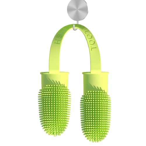 Dog Toothbrush Finger ? Reusable Silicone Brush, 360-Degree -Finger Cleaning Tool, Soft Pet Tooth Gentle Teeth Hygiene Accessory