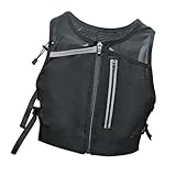 Aosekaa Running Vest Chest Bag High Visibility Lightweight Phone Holder for Night Walking Camping Sports Bicycle Riding Cycling