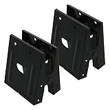 ソーホースブラケット1x4 ワンバイフォー 黒［2個］#ソーホースブラケット 作業台 outdoor シェルフ DIY アウドドア テーブル PCデスク