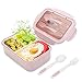 Produktbild Bento Box, Lunchbox Kinder, Brotdose Kinder, Lunchbox mit 3 Fächern und Besteck, Auslaufsichere Brotzeitbox Vesperdose Mikrowelle Heizung