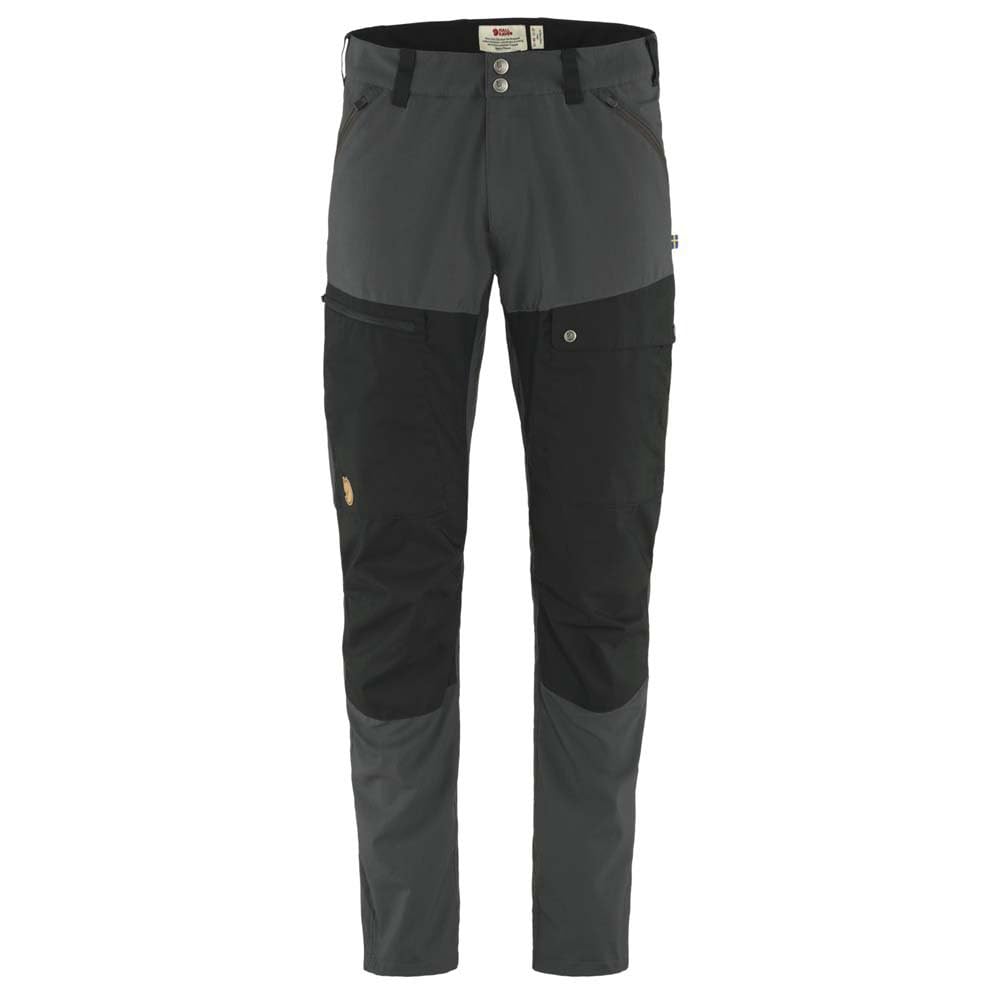 Fjallraven 81152-030-550 Abisko Midsummer TRS M Long Pants Men's Dark Grey-Black Size 48