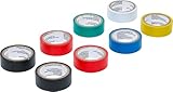 BGS Diy 80838 | COLOR Multi-Klebeband Set | 18 mm x 3 m | 8-tlg.