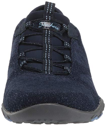 Skechers Womens Breathe-Easy - Opportuknity Sneaker, Navy, 10 Us #TOP1