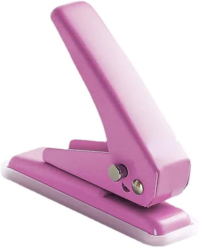 Amazon.co.jp: ホッチキス 穴あけパンチ 楕円型 1穴 イヤリング台紙用