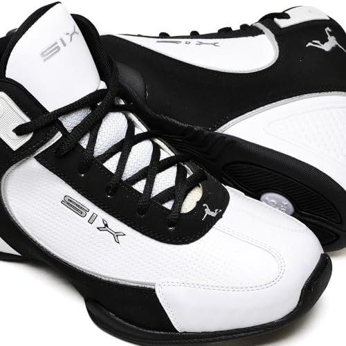 Tênis Masculino Six Street Charge 42080 Branco/Laranja (Branco-Preto, BR, Adulto, Numérico, 41)