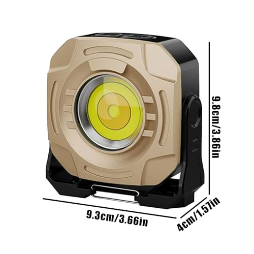 Luces magnéticas recargables con luz de trabajo impermeable ajustable para taller 5